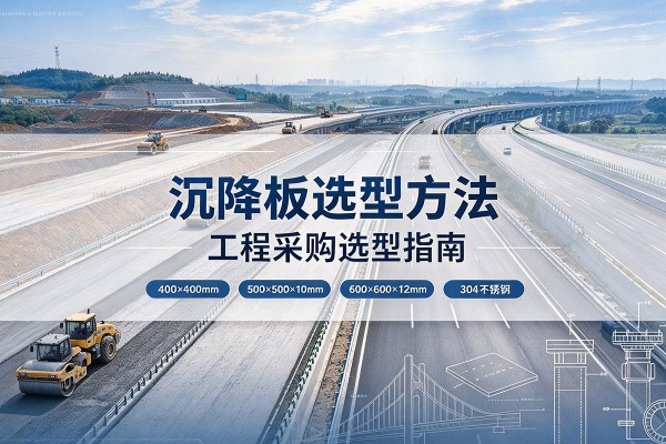 张北沉降板选择方法
