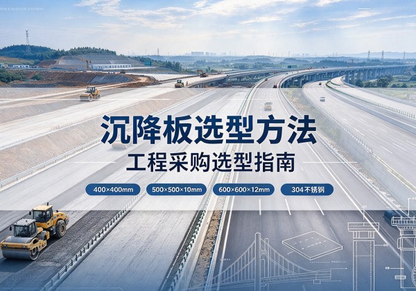 张北沉降板选择方法
